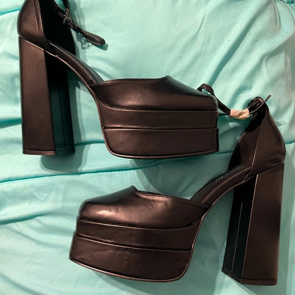 NWBN black Y2K platforms - Picture 1 of 3